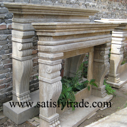 Stone Fireplace-LFP417