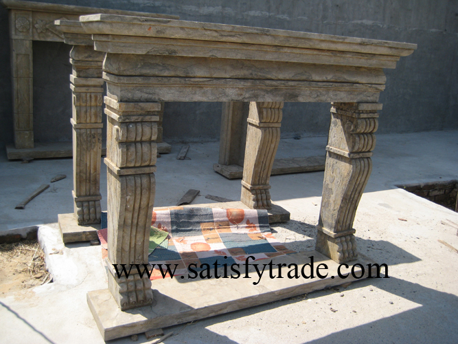 Stone Fireplace-LFP422