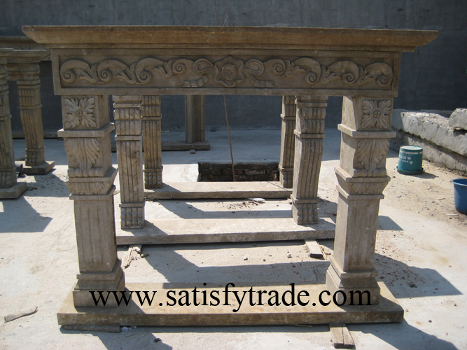 Stone Fireplace-LFP421