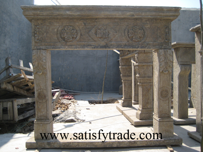Stone Fireplace-LFP424