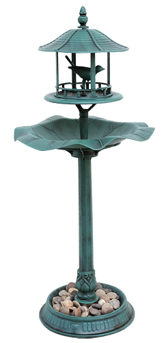 Plastic Bird Bath-B007